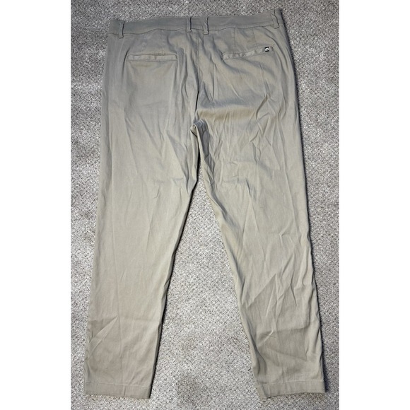 Travis Mathew Mens 38x30 Performance Chino Golf Pants Lightweight Khaki Stretch - Picture 3 of 7